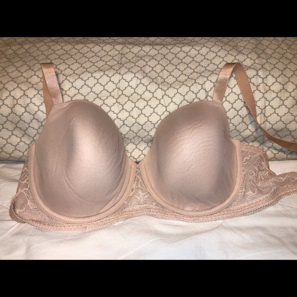 THIRD LOVE TAN BRA/LACE